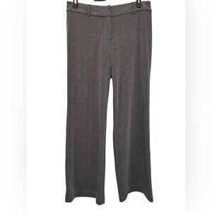 J Jill Wide Leg Herringbone Print Trousers